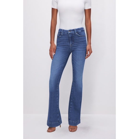 Good American Denim - Good American Good Legs Flare Jeans Blue843 8